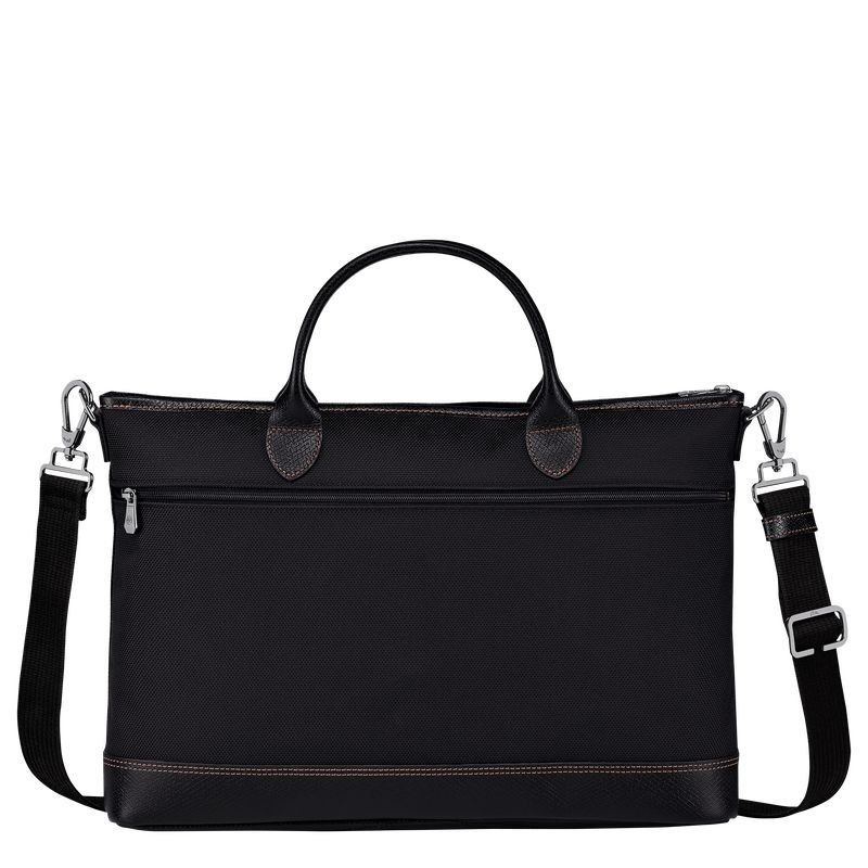 Black Longchamp Boxford S Men's Briefcase | 4780-DSHVG