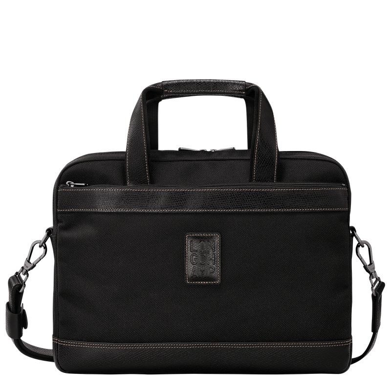 Black Longchamp Boxford S Men\'s Briefcase | 9648-KQSXZ