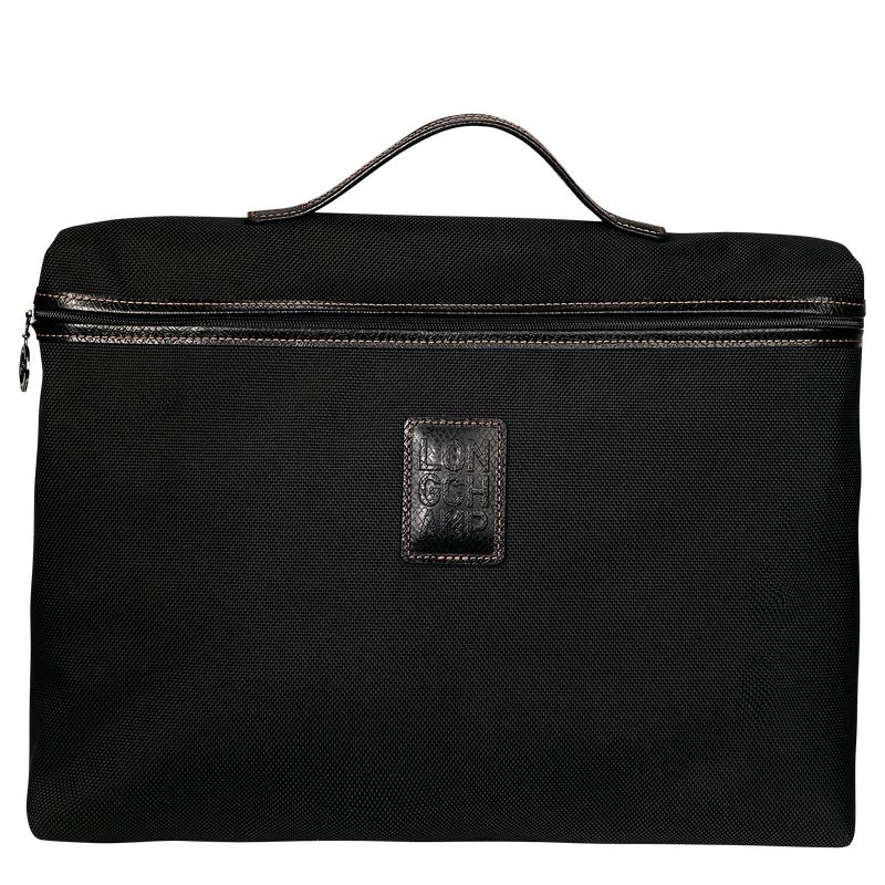 Black Longchamp Boxford S Men\'s Briefcase | 0476-ISCUX