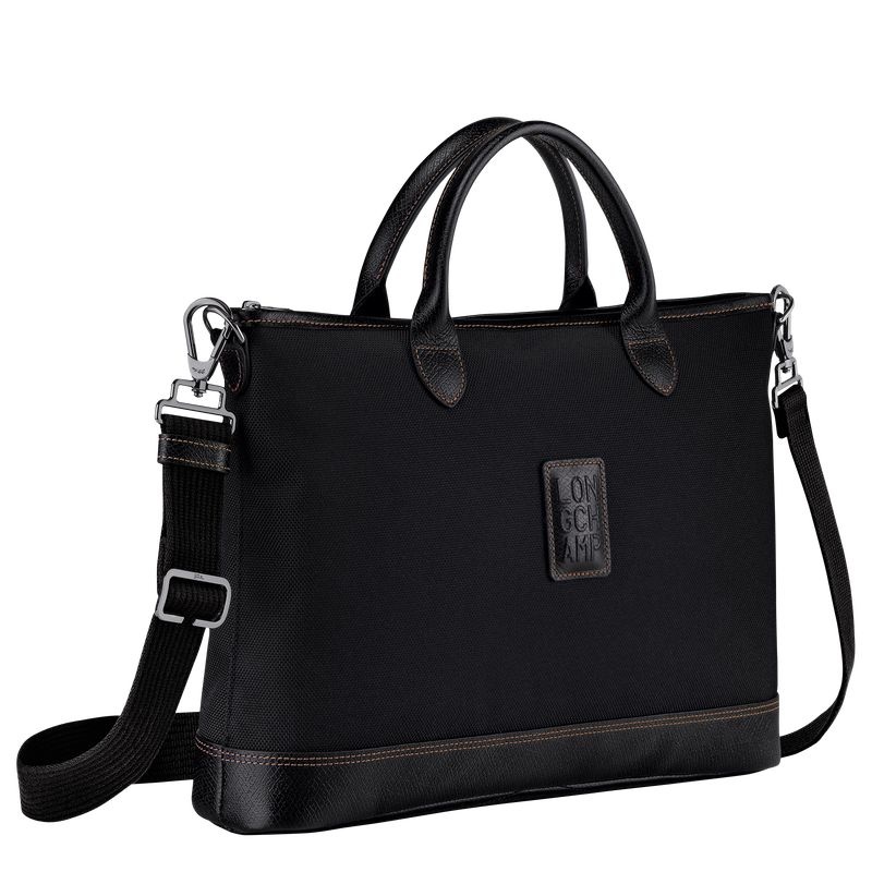 Black Longchamp Boxford S Women's Briefcase | 7146-MPTOR