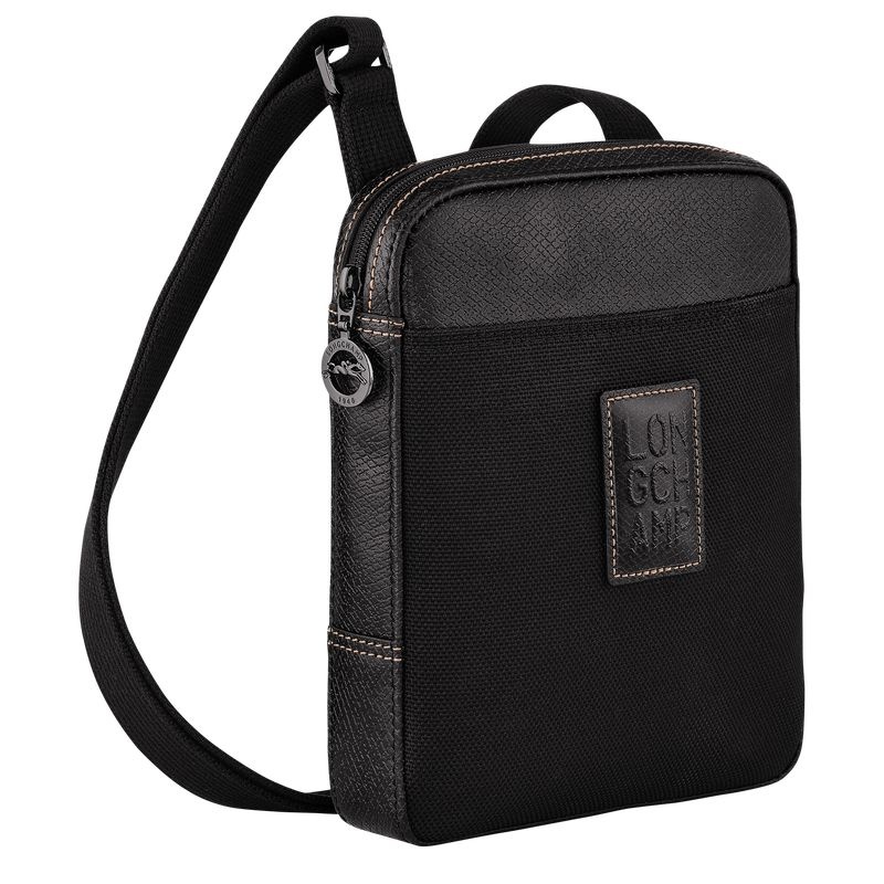 Black Longchamp Boxford XS Men's Crossbody Bags | 1935-ZYMXI