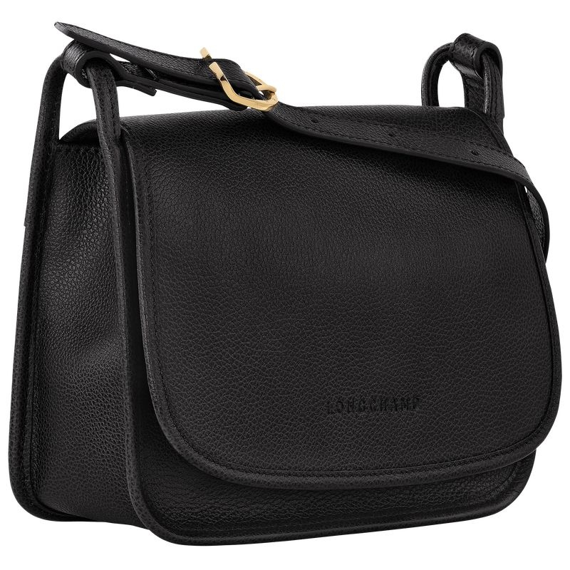 Black Longchamp Le Foulonné M Women's Crossbody Bags | 0594-QZDBU