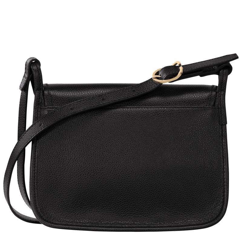 Black Longchamp Le Foulonné M Women's Crossbody Bags | 0594-QZDBU