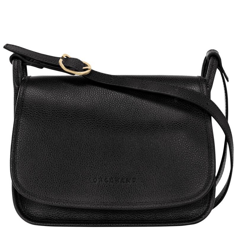 Black Longchamp Le Foulonné M Women\'s Crossbody Bags | 0594-QZDBU