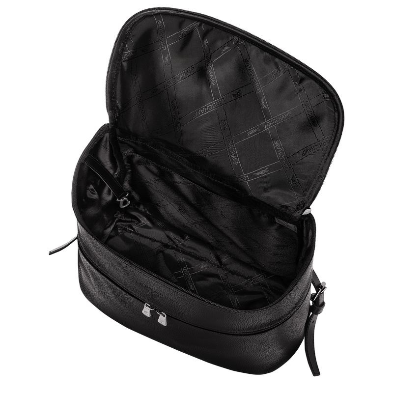 Black Longchamp Le Foulonné Men's Backpacks | 9543-ATSFV