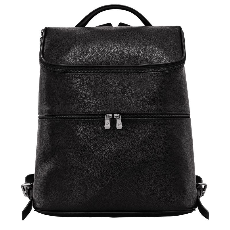 Black Longchamp Le Foulonné Men\'s Backpacks | 9543-ATSFV