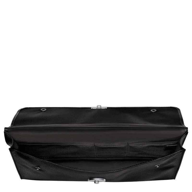 Black Longchamp Le Foulonné S Men's Briefcase | 0783-LWNFX