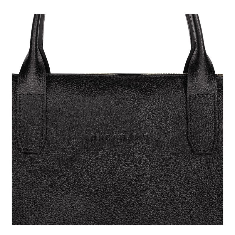 Black Longchamp Le Foulonné S Women's Briefcase | 8140-OBAZF