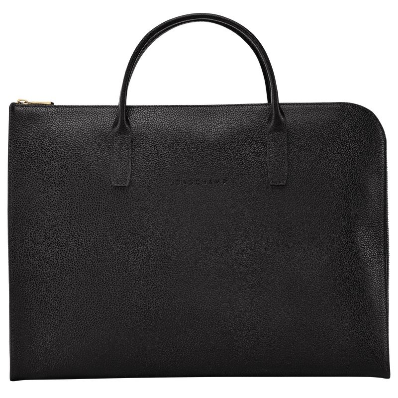 Black Longchamp Le Foulonné S Women\'s Briefcase | 4876-HTLEJ