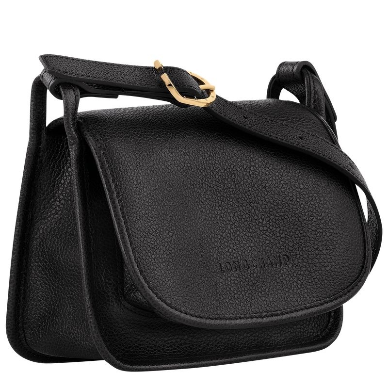 Black Longchamp Le Foulonné S Women's Crossbody Bags | 4130-LSHMN