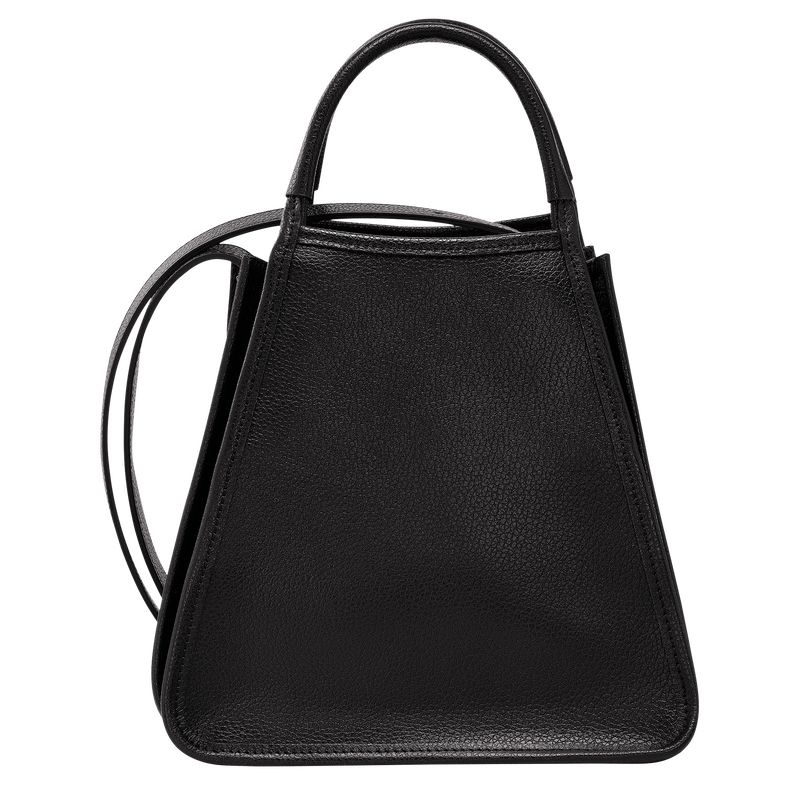 Black Longchamp Le Foulonné S Women's Handbag | 3642-UWOYH