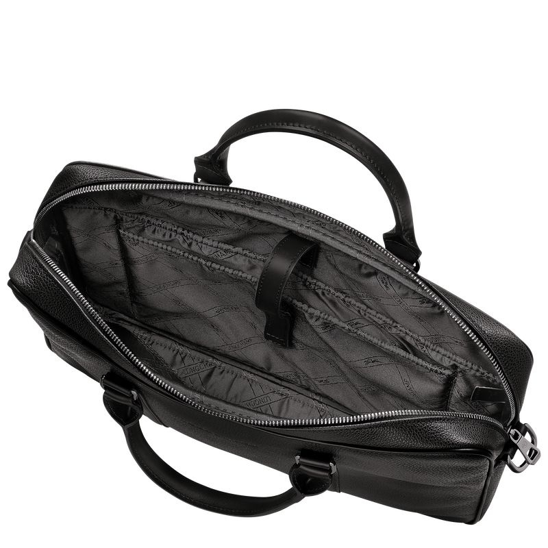 Black Longchamp Le Foulonné XS Women's Briefcase | 2509-CQNBJ