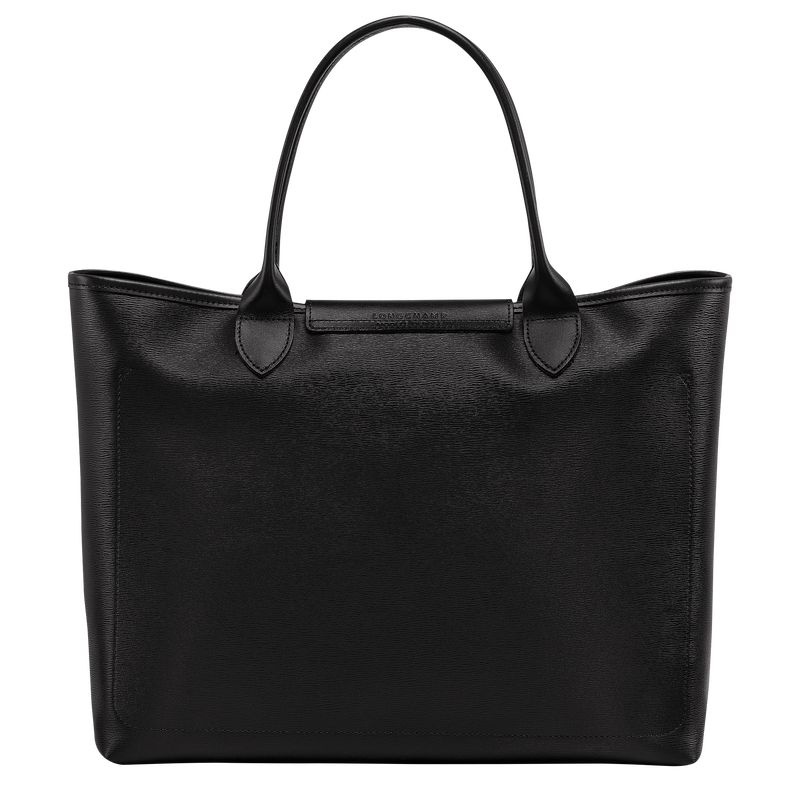 Black Longchamp Le Pliage City L Women's Tote Bags | 4270-HXROF