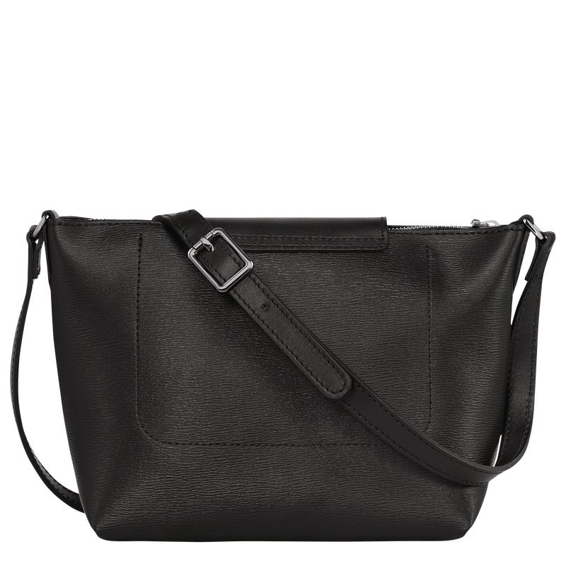 Black Longchamp Le Pliage City XS Women's Crossbody Bags | 9261-UDNHS