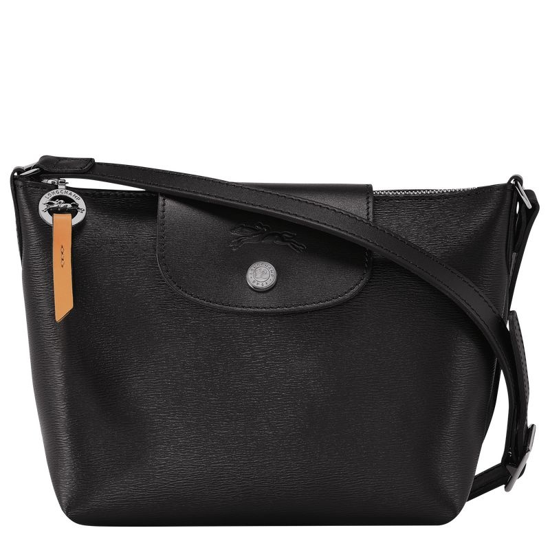 Black Longchamp Le Pliage City XS Women\'s Crossbody Bags | 9261-UDNHS