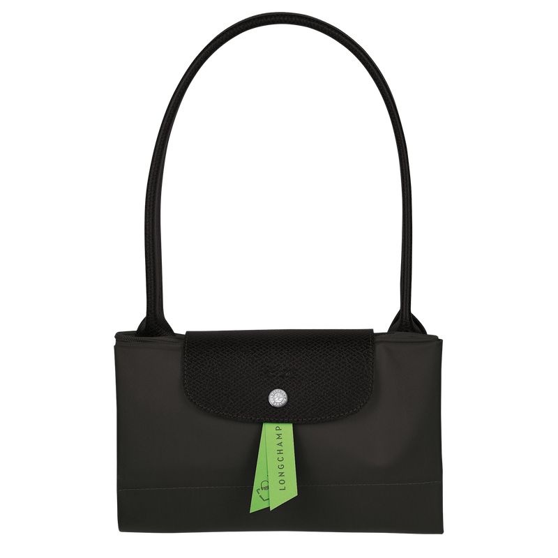 Black Longchamp Le Pliage Green L Women's Tote Bags | 8912-BXDIL