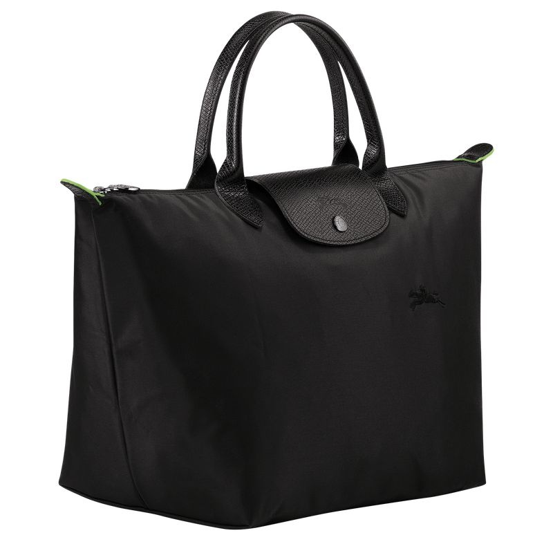 Black Longchamp Le Pliage Green M Women's Handbag | 0761-PWARM