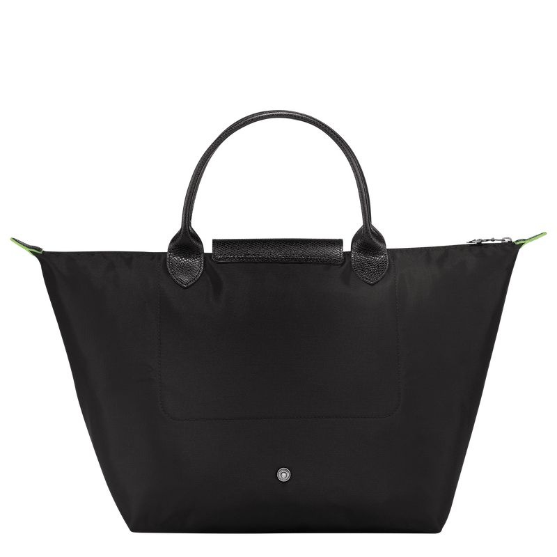 Black Longchamp Le Pliage Green M Women's Handbag | 0761-PWARM