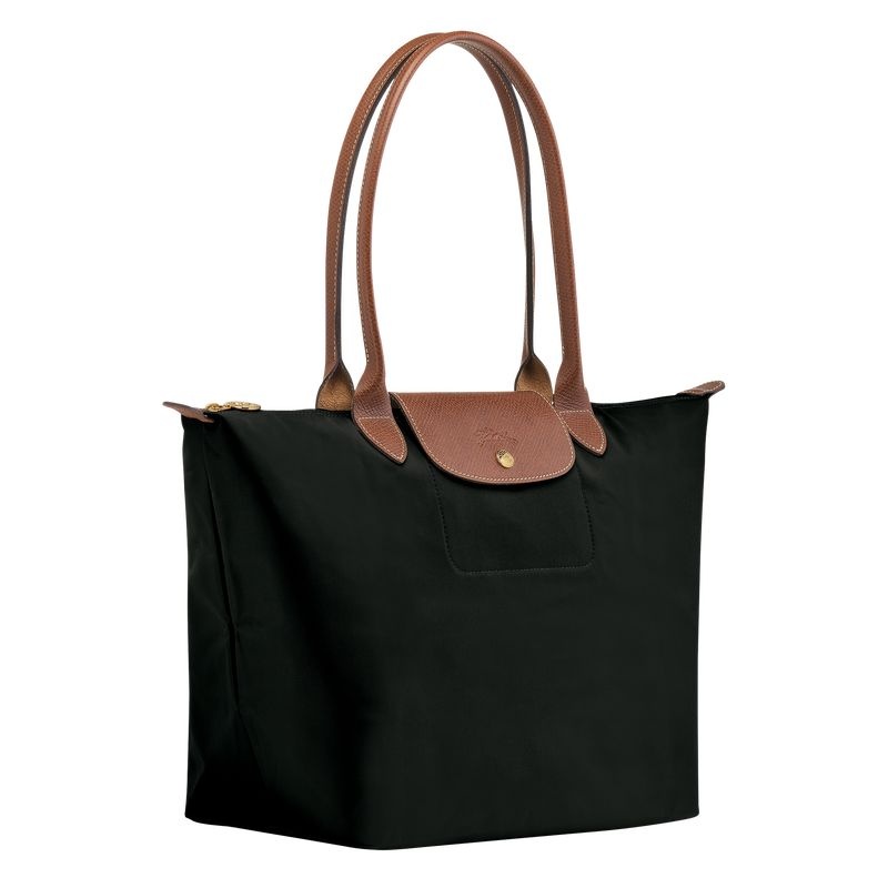 Black Longchamp Le Pliage Original L Women's Tote Bags | 9342-JSTEW