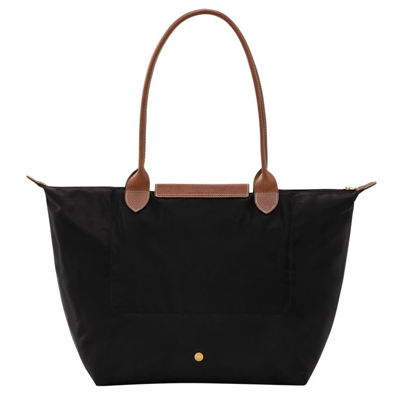 Black Longchamp Le Pliage Original L Women's Tote Bags | 9342-JSTEW