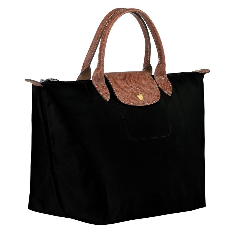 Black Longchamp Le Pliage Original M Women's Handbag | 2495-WFVTI