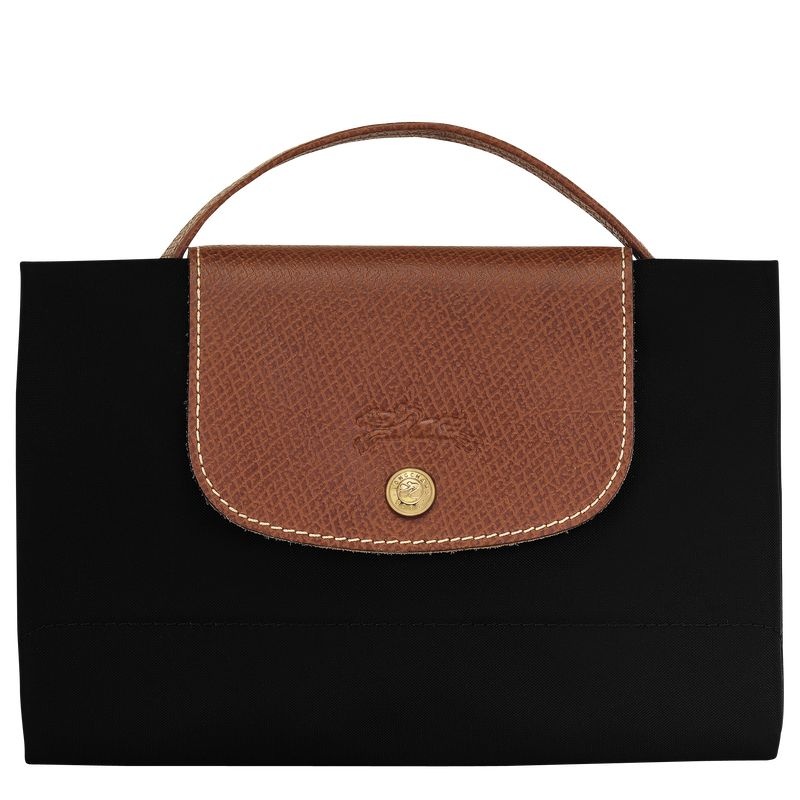 Black Longchamp Le Pliage Original S Women's Briefcase | 2405-QBEYV