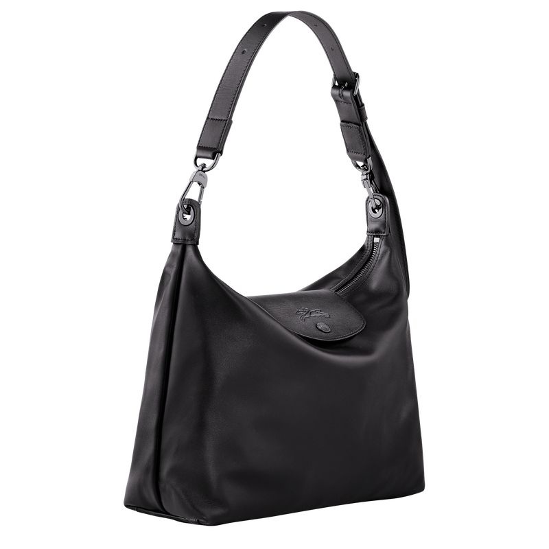 Black Longchamp Le Pliage Xtra M Women's Hobo Bag | 5631-NXVLI