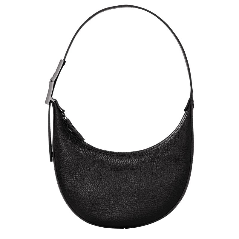 Black Longchamp Roseau Essential S Women\'s Hobo Bag | 5860-HAEPL