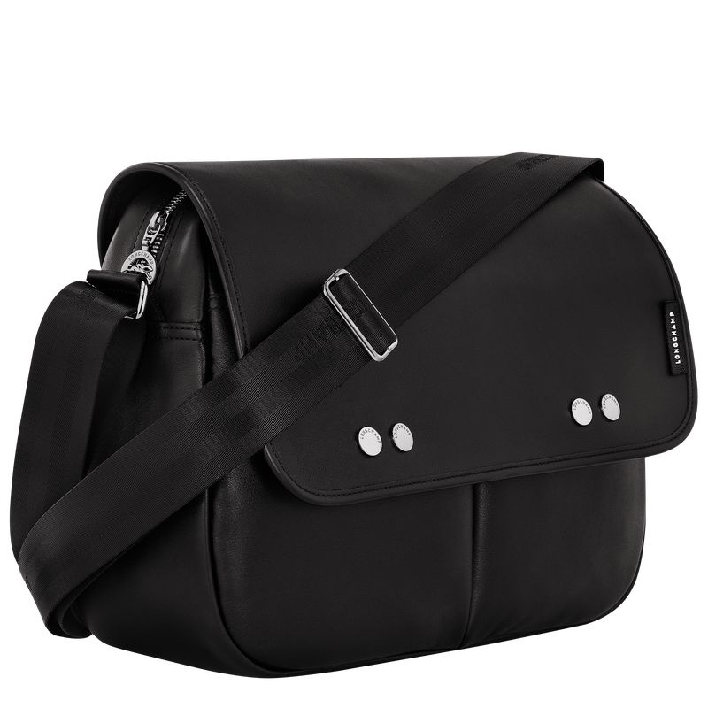 Black Longchamp Très Paris M Women's Crossbody Bags | 1345-JBOLZ