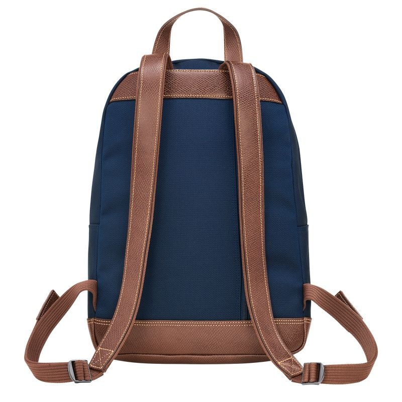 Blue Longchamp Boxford Men's Backpacks | 2168-BLHUX