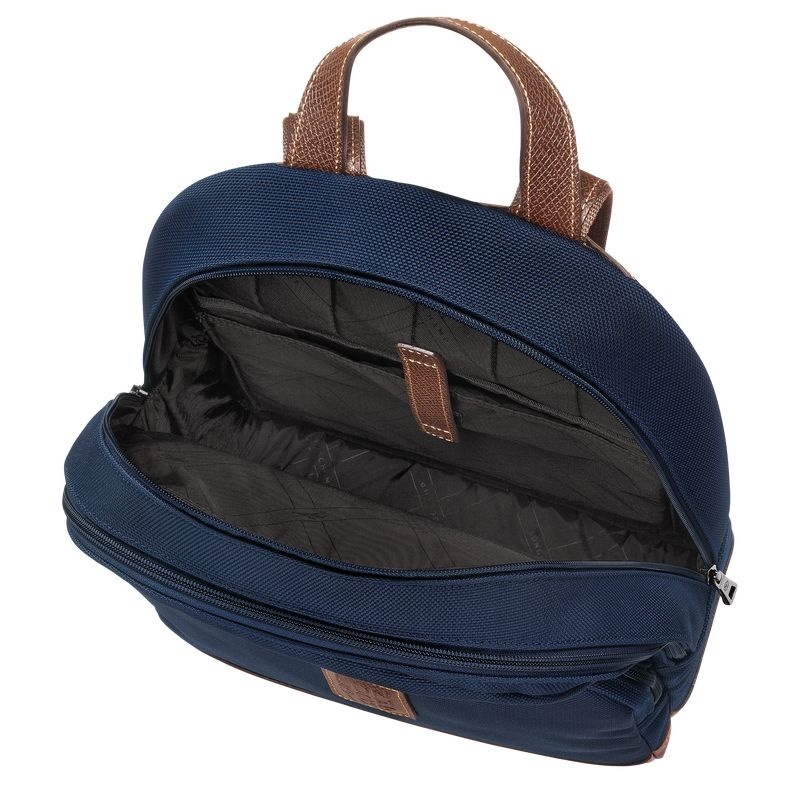 Blue Longchamp Boxford Men's Backpacks | 2168-BLHUX