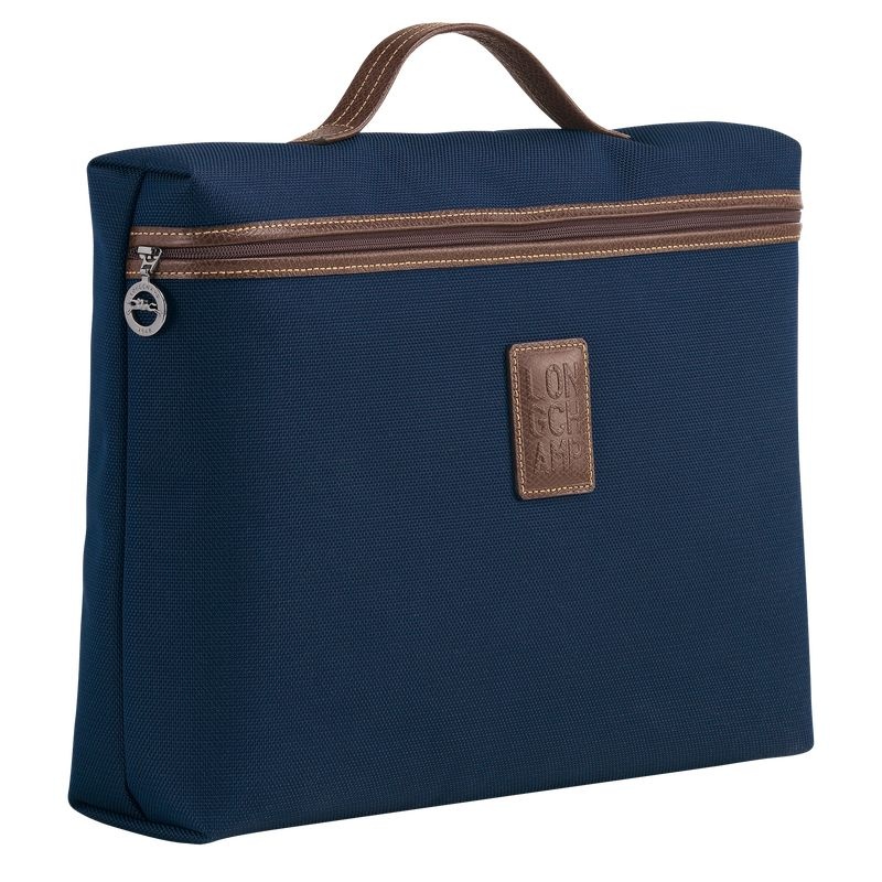 Blue Longchamp Boxford S Men's Briefcase | 3567-ZRTGS