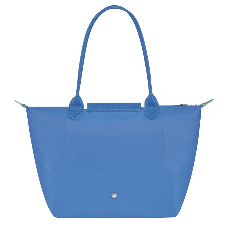 Blue Longchamp Le Pliage Green M Women's Tote Bags | 0341-GJEHT