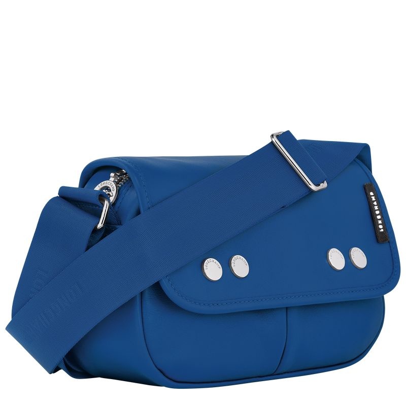 Blue Longchamp Très Paris S Women's Crossbody Bags | 3967-QBFNI