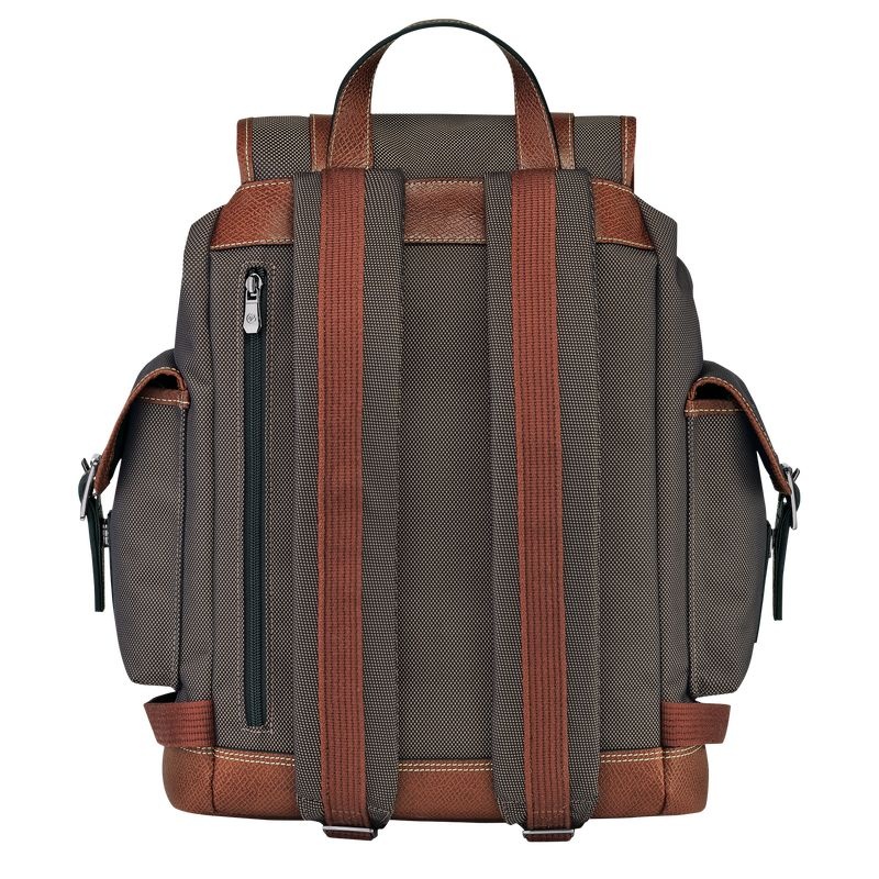 Brown Longchamp Boxford Men's Backpacks | 2810-FAIMG