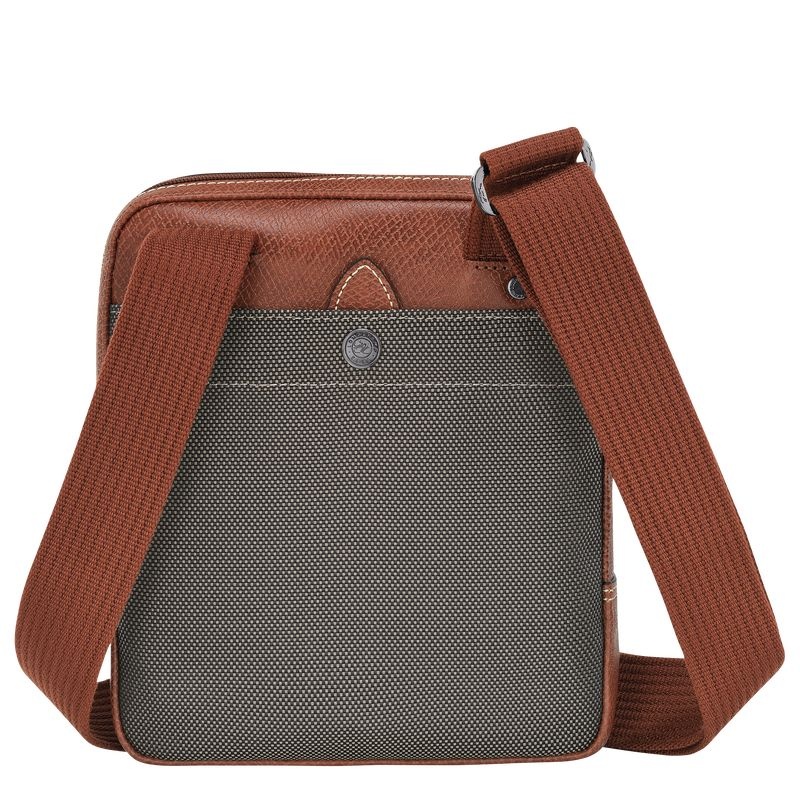 Brown Longchamp Boxford XS Men's Crossbody Bags | 7396-YLFHE