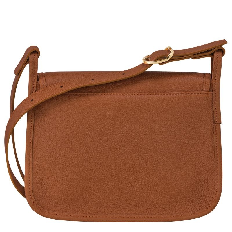 Brown Longchamp Le Foulonné M Women's Crossbody Bags | 6123-PVSWR