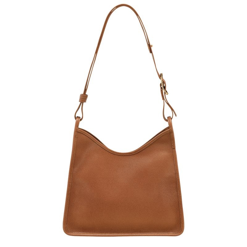 Brown Longchamp Le Foulonné M Women's Hobo Bag | 7469-YWRZI