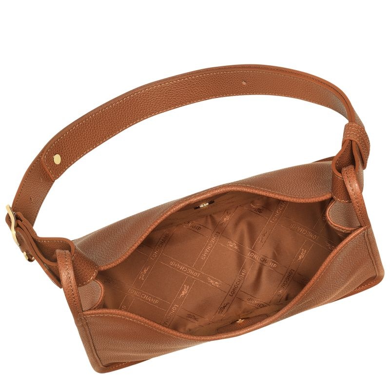 Brown Longchamp Le Foulonné M Women's Hobo Bag | 7469-YWRZI