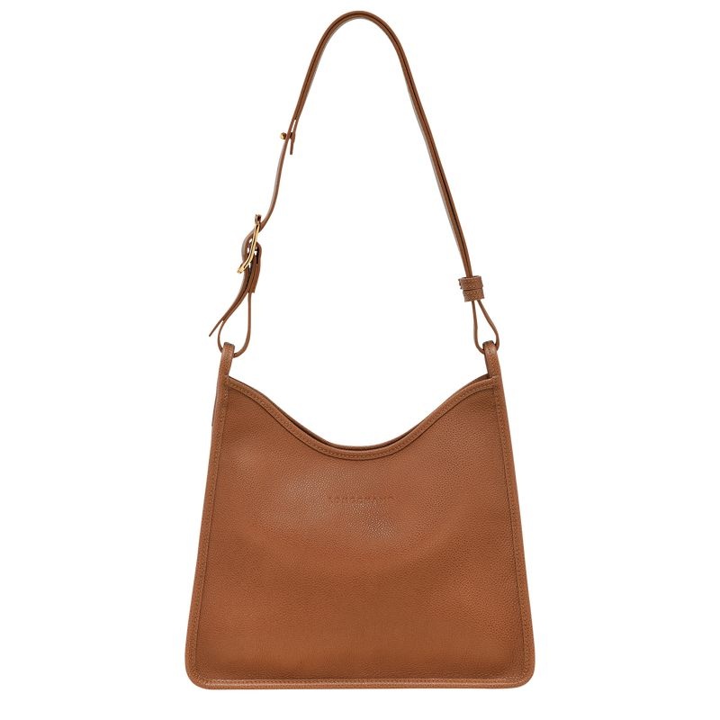 Brown Longchamp Le Foulonné M Women\'s Hobo Bag | 7469-YWRZI