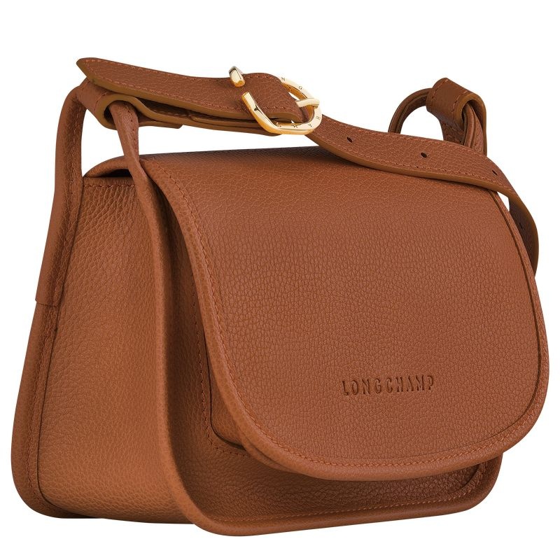 Brown Longchamp Le Foulonné S Women's Crossbody Bags | 1963-OKUEN