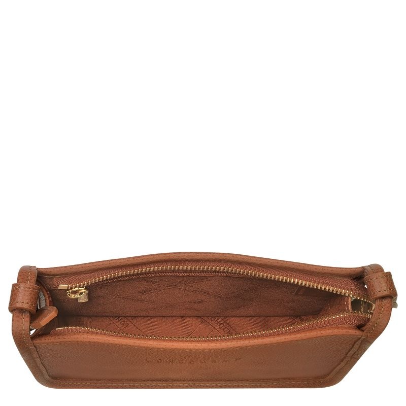 Brown Longchamp Le Foulonné S Women's Crossbody Bags | 0158-LDPKG