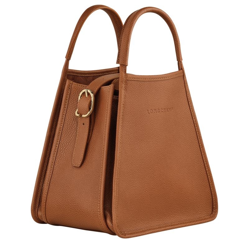 Brown Longchamp Le Foulonné S Women's Handbag | 4567-RFIEB