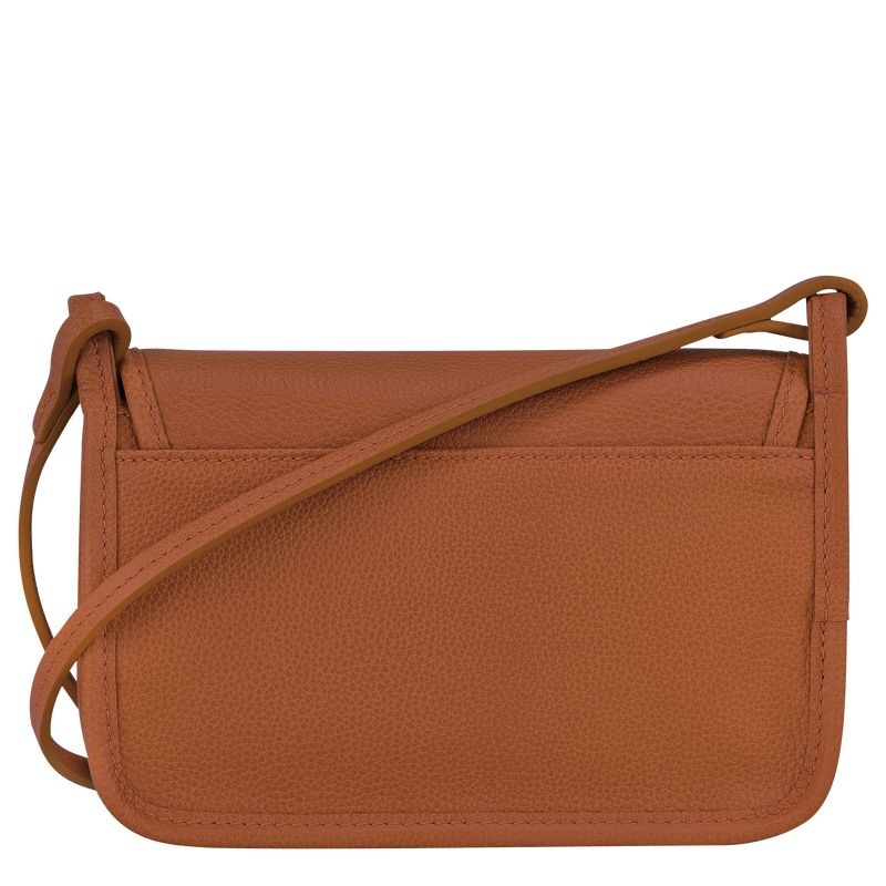 Brown Longchamp Le Foulonné XS Women's Clutch Bag | 9815-PCQDA