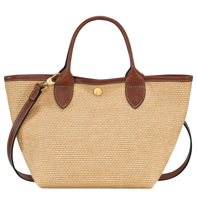 Brown Longchamp Le Panier Pliage S Women's Handbag | 0983-OXRPE