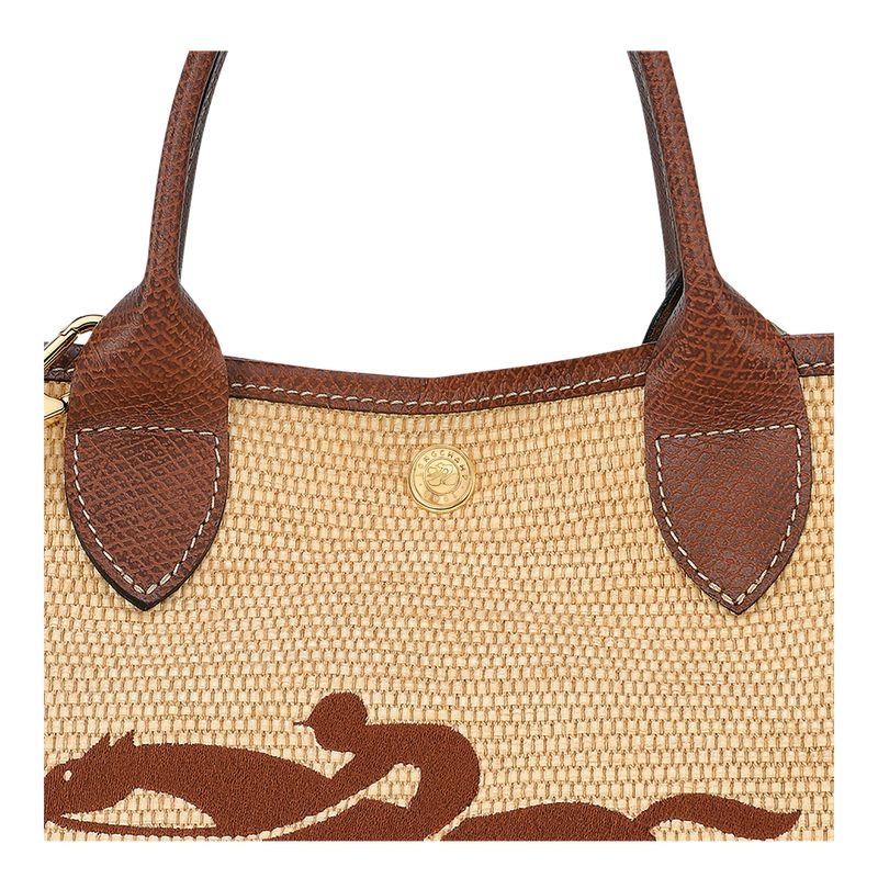 Brown Longchamp Le Panier Pliage S Women's Handbag | 0983-OXRPE