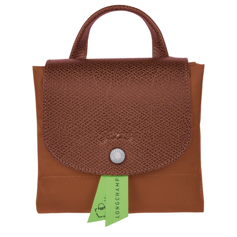 Brown Longchamp Le Pliage Green M Women's Backpacks | 4603-TJYFE