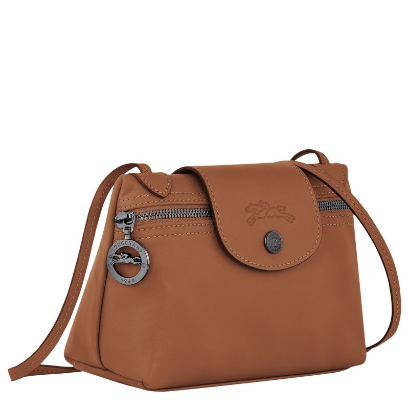 Brown Longchamp Le Pliage Xtra XS Women's Crossbody Bags | 5902-VCPXW