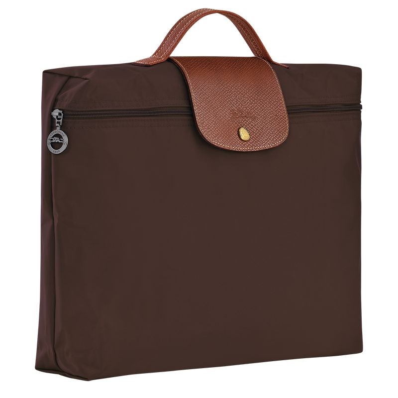 Chocolate Longchamp Le Pliage Original S Men's Briefcase | 4103-MXDCA