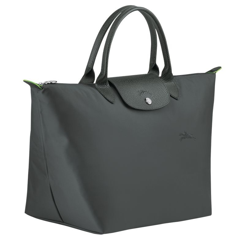 Deep Grey Longchamp Le Pliage Green M Women's Handbag | 4752-XDJKC